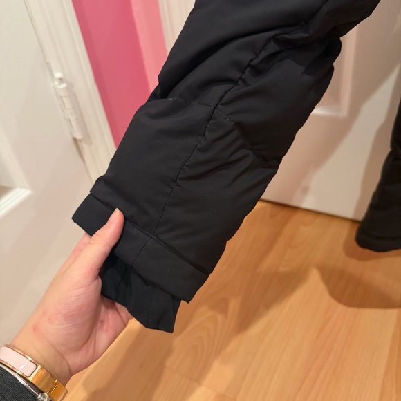 Aritzia Super Puff Reglar Length Black Puffer Jacket with Hood - Picture 3 of 16